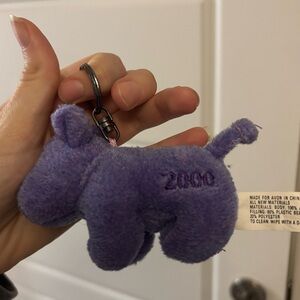 Purple hippo beanie baby